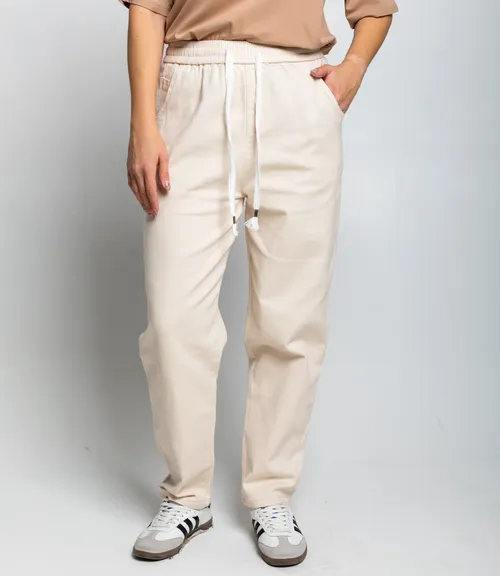 Брюки #КТ2610 (1), светло-бежевый