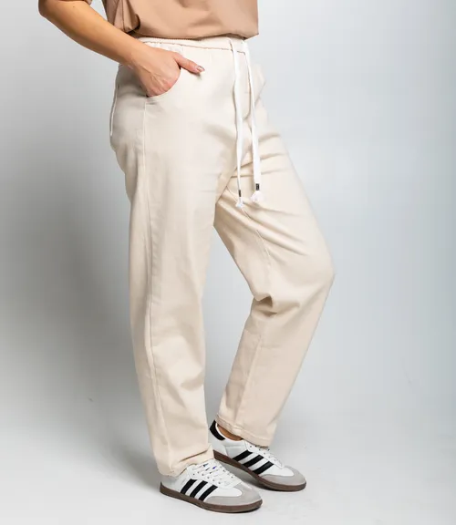 Брюки #КТ2610 (1), светло-бежевый