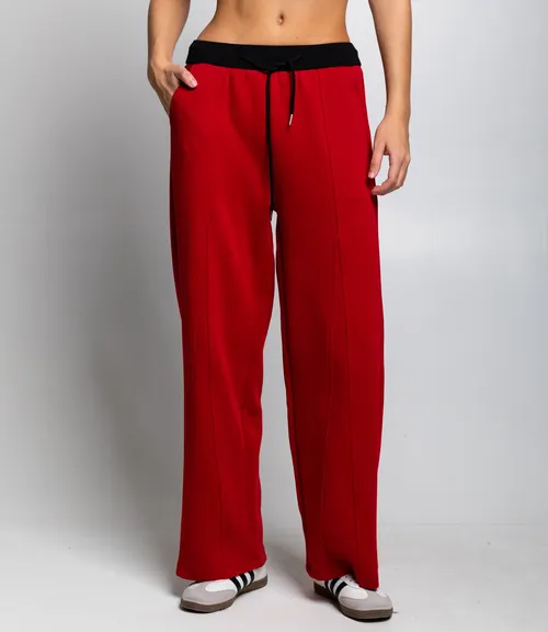 Спортивные брюки #КТ01 (14), красный