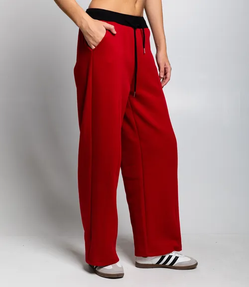 Спортивные брюки #КТ01 (14), красный