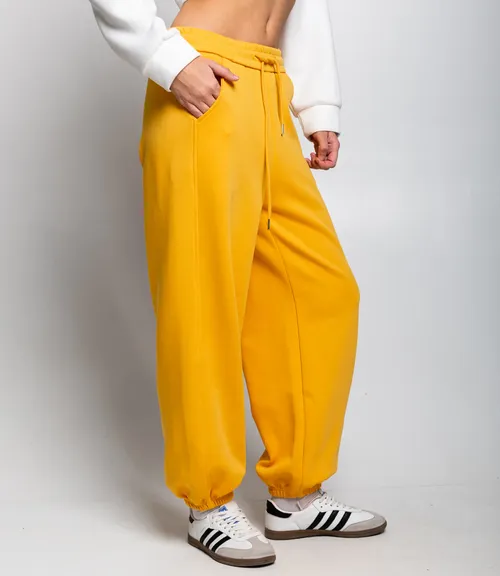 Спортивные брюки #КТ04 (2), жёлтый