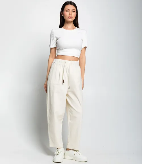 Брюки #КТ2556 (1), молочный