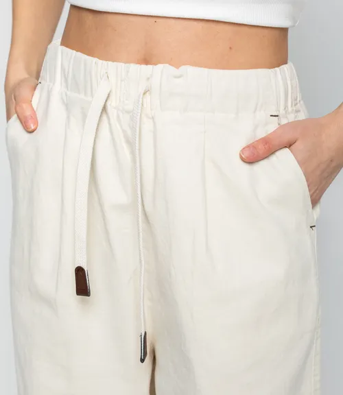 Брюки #КТ2556 (1), молочный