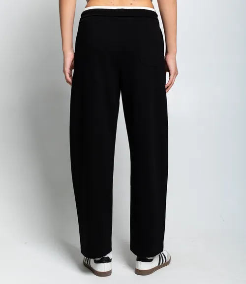 Спортивные брюки #КТ9925, чёрный