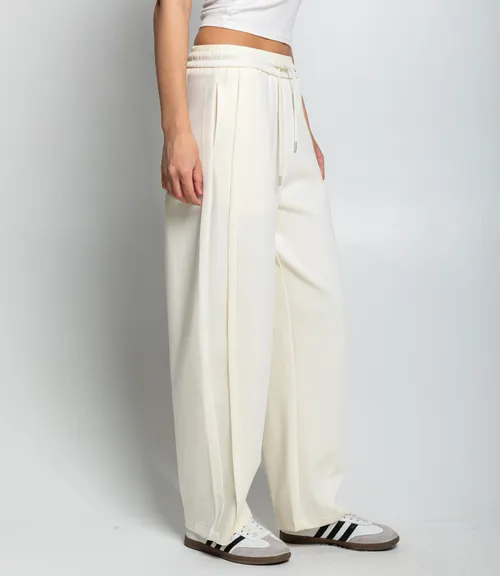 Спортивные брюки #КТ9925, кремовый