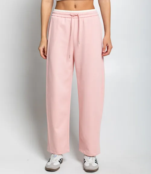 Спортивные брюки #КТ9925, пудровый