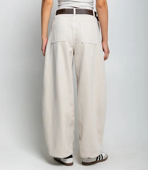 Джинсы #КТ26200, светло-бежевый