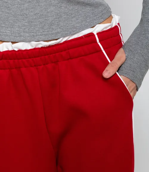 Спортивные брюки #КТ6661 (2), красный