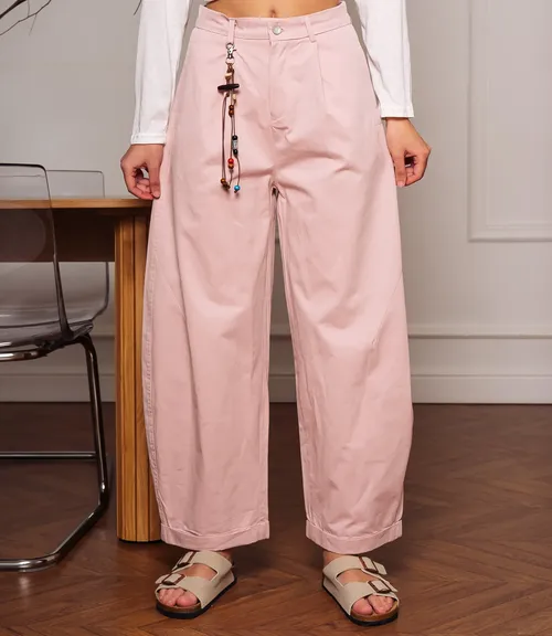 Брюки #КТ2635, пудровый