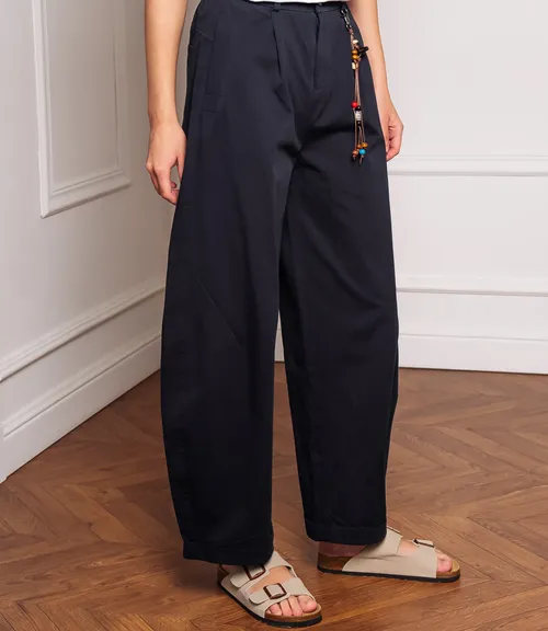 Брюки #КТ2635, чёрный