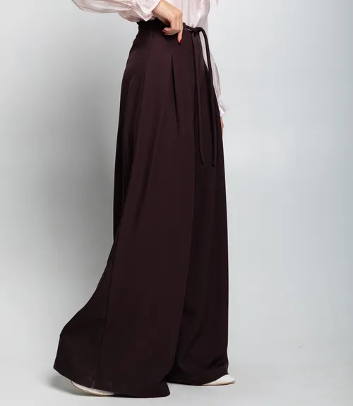 Брюки #КТ16301-2, шоколадный