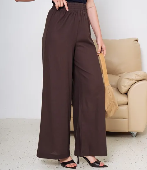 Брюки #ОКТ025005, тёмно-коричневый