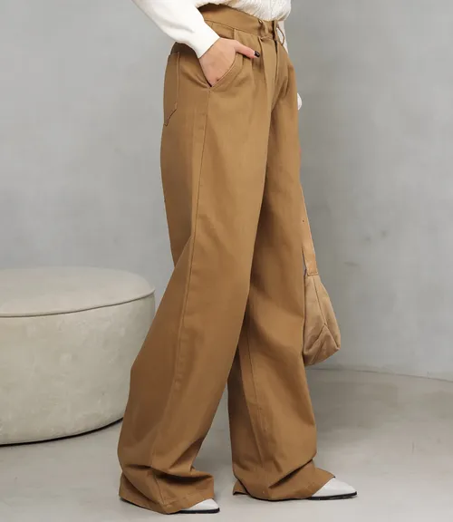 Джинсы #ОКТ165001, кэмел