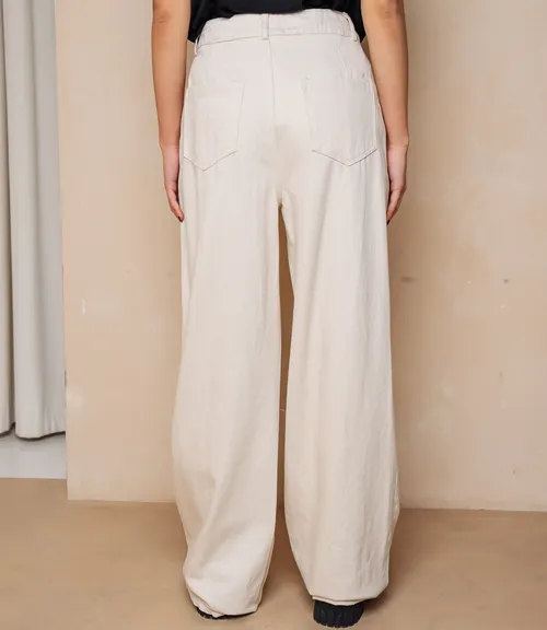 Джинсы #ОКТ165001, светло-бежевый