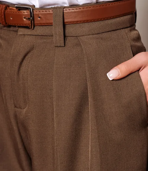 Брюки #КТ8844, коричневый