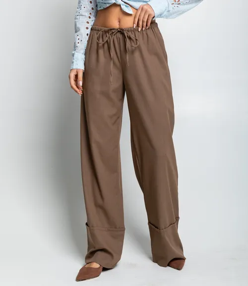 Брюки #ОКТ095016, тёмно-бежевый