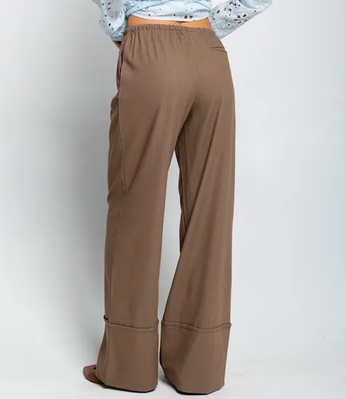 Брюки #ОКТ095016, тёмно-бежевый