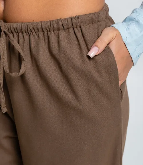 Брюки #ОКТ095016, тёмно-бежевый