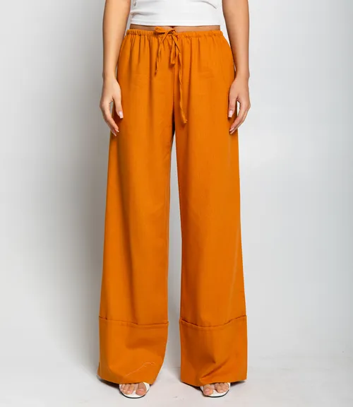 Брюки #ОКТ095016, терракотовый