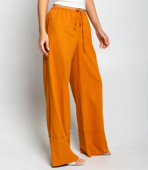 Брюки #ОКТ095016, терракотовый