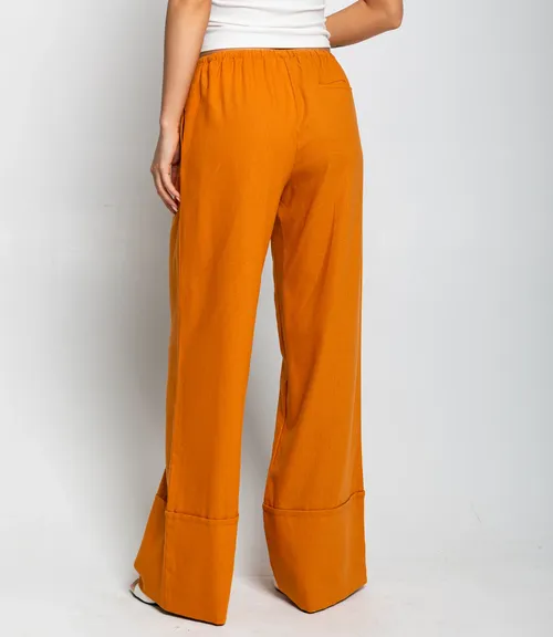Брюки #ОКТ095016, терракотовый