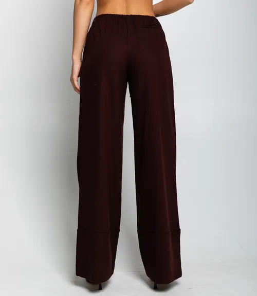 Брюки #ОКТ095016, шоколадный