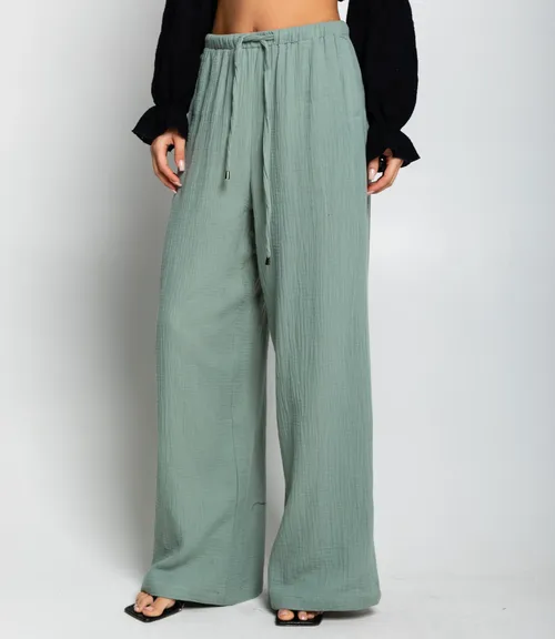 Брюки #ОКТ095004, ментоловый