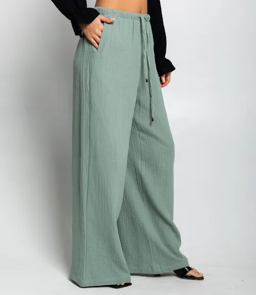 Брюки #ОКТ095004, ментоловый