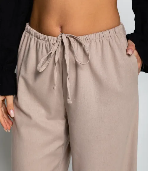 Брюки #ОКТ095016, бежевый