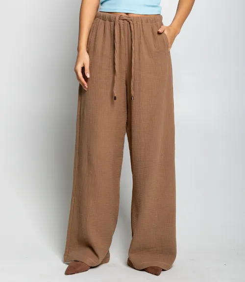 Брюки #ОКТ095004, тёмно-бежевый