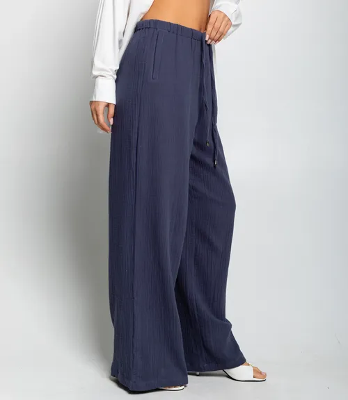 Брюки #ОКТ095004, серо-синий