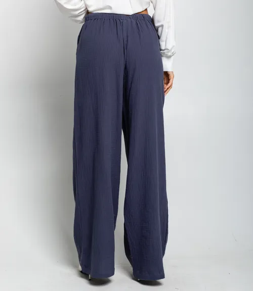 Брюки #ОКТ095004, серо-синий