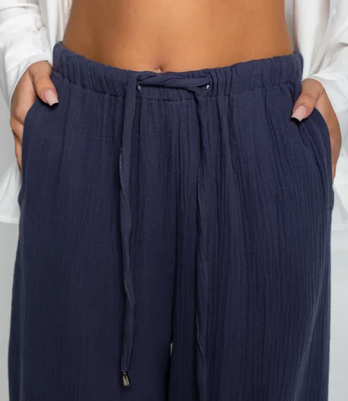 Брюки #ОКТ095004, серо-синий