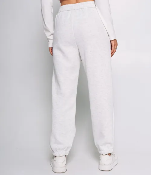 Спортивные брюки #КТ8029 (4), светло-серый меланж