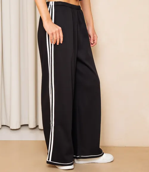 Спортивные брюки #КТ2563, чёрный