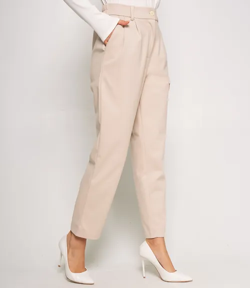 Брюки #ОКТ165004, светло-бежевый