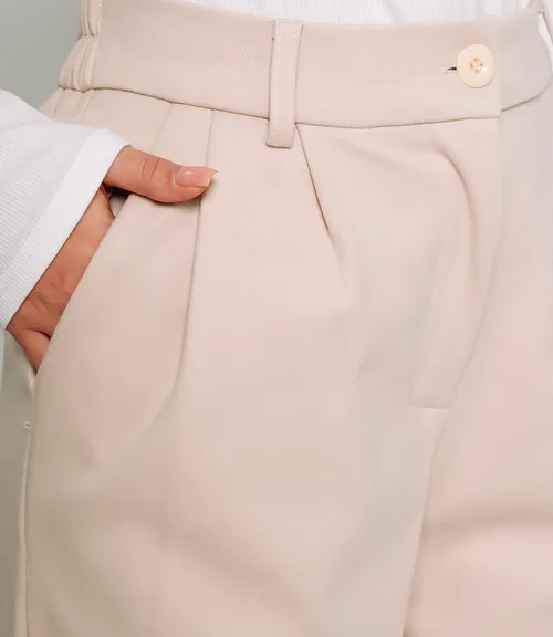 Брюки #ОКТ165004, светло-бежевый