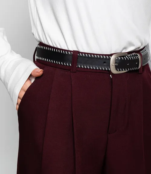 Брюки #КТ25993, тёмно-бордовый