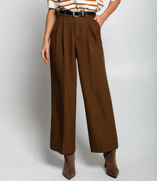 Брюки #КТ25993, коричневый