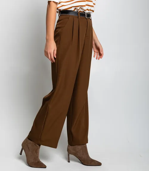 Брюки #КТ25993, коричневый
