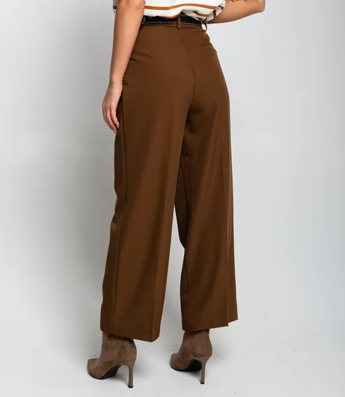 Брюки #КТ25993, коричневый