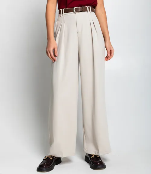 Брюки #КТ25933 (1), бежево-серый