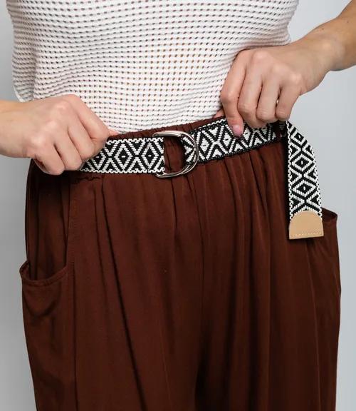 Брюки #ОКТ085008, шоколадный