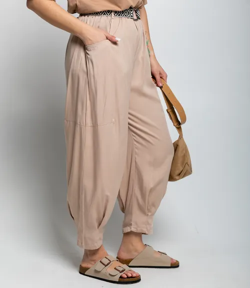 Брюки #ОКТ085008, бежевый