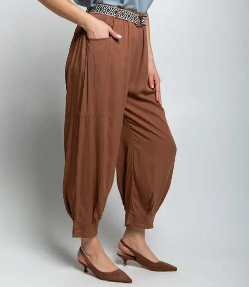 Брюки #ОКТ085008, коричневый