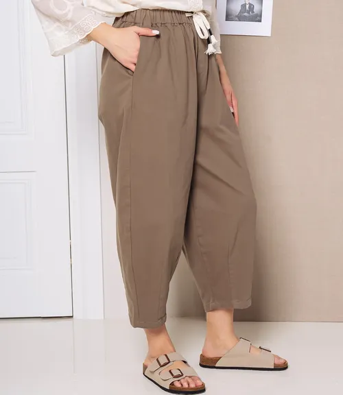 Брюки #КТ9963 (2), бежево-серый