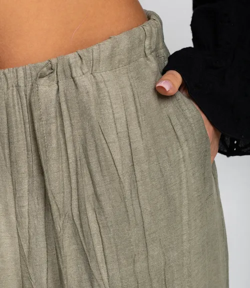 Брюки #ОКТ095015, серо-зелёный