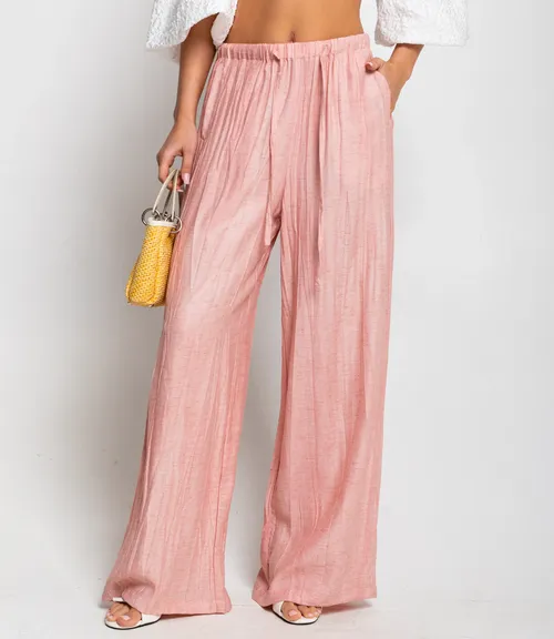 Брюки #ОКТ095015, пудровый