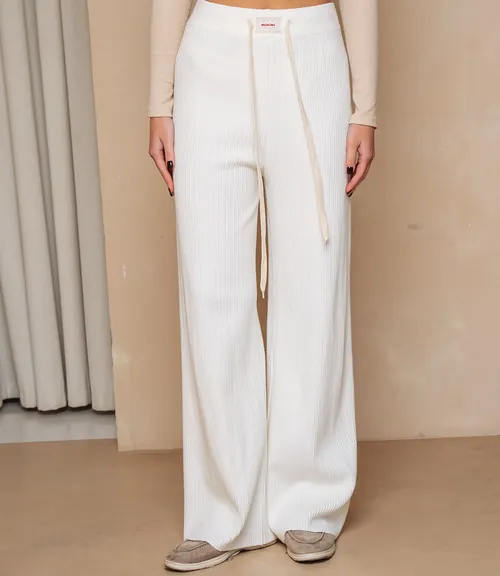 Брюки #КТ2199, молочный