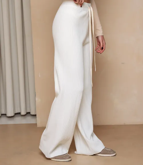 Брюки #КТ2199, молочный